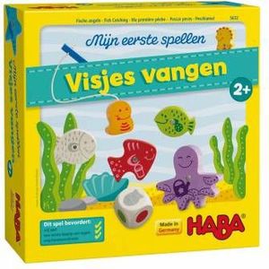 Visjes vangen - HABA Mijn eerste spellen | Geschikt voor kinderen vanaf 2 jaar | 1-4 spelers