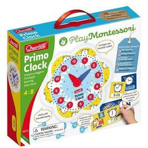 Quercetti Leerklok Primo Clock Junior Karton 51-delig