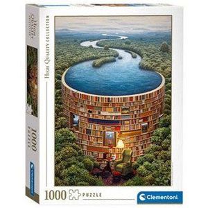 Clementoni Legpuzzel Bibliodame, 1000st.