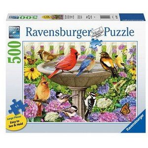 Ravensburger Puzzel Bij het Vogelbadje - Legpuzzel - 500 stukjes