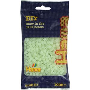 Hama Strijkkralen - Glow in the Dark (055), 1000st.