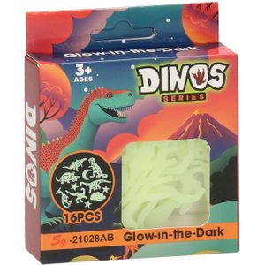 Glow in the Dark Dino's, 16dlg.