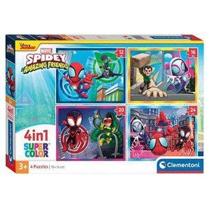 Clementoni Legpuzzel 4in1 Spidey and His Amazing Friends