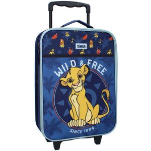 The Lion King (Simba) Made to Roll Trolley Koffer - Blauw - Reiskoffer
