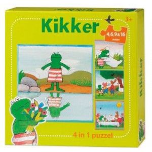 De wereld van Kikker Puzzel, 4in1