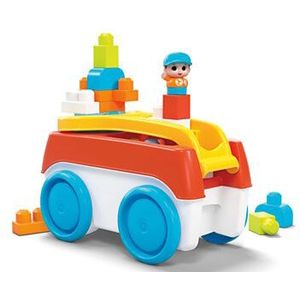 Mega Bloks - Block Spinning Bolderkar met Bouwblokken