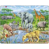 Larsen Legpuzzel Maxi Afrikaanse Savanne 65 Stukjes