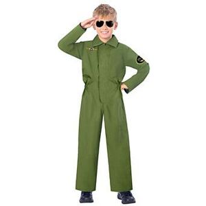 Kinderkostuum Jumpsuit Piloot, 4-6 jaar