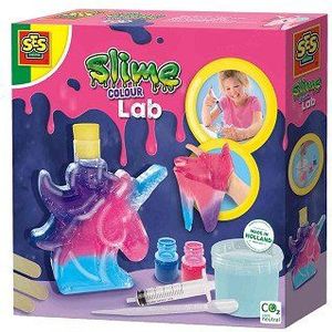 SES - Slime Kleuren Lab - Unicorn - Meng Je Eigen Kleuren Slijm - Goed Uitwasbaar - STEM-set
