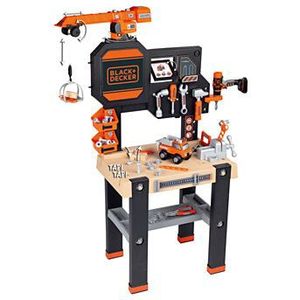 Smoby Black & Decker Speelgoedwerkbank met Kraan, 94dlg.