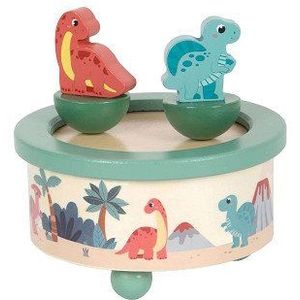 Small Foot - Houten Muziekdoos Dino