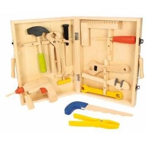 boîte à outils bois 21.5x10.5x14 - HEMA