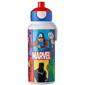 Mepal pop-up drinkfles Campus - 400 ml – Sluit goed af – Drinkbeker voor kinderen – Avengers