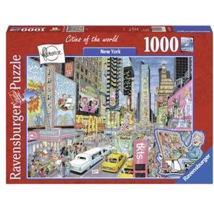 1000 Stukjes Puzzel Fleroux: New York City (Thema: Stadsleven)