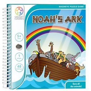 Smart Games Noah's Ark - Magnetisch reisspel met 48 uitdagingen voor jong en oud