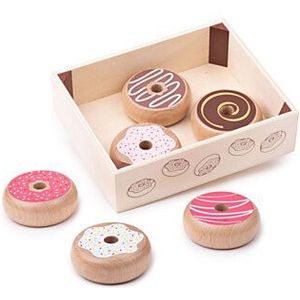 Bigjigs Houten Kistje met Donuts