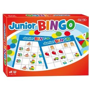 Tactic Junior Bingo - Inclusief 6 kaarten, spinner en 100 fiches