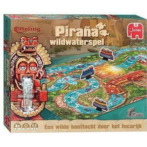 Jumbo Efteling Ganzenbord Piraña Wildwaterspel - Spannend race bordspel voor 2-6 spelers, leeftijd 12+, speelduur 60 minuten