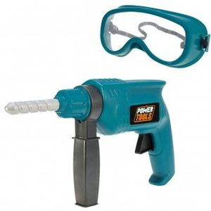 Toi-toys Boormachine Power Tools 3-delig 24 Cm Blauw