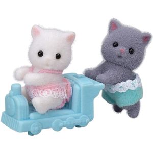 Sylvanian Families - Tweeling Perzische Kat - Miniatuurdieren - 2 Figuurtjes