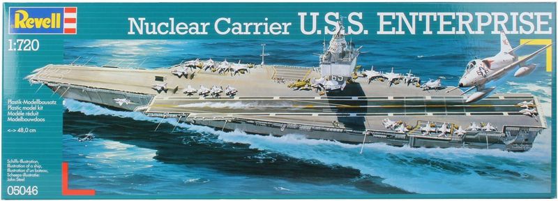 Revell - 05046 Nuclear Carrier - U.S.S. Enterprise - Plastic Modelbouwpakket