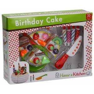 Johntoy Home and Kitchen verjaardagstaart - Speelgoedeten en -drinken - In vensterdoos