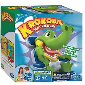 Hasbro Krokodil Met Kiespijn - Grappig spel voor 2-4 spelers vanaf 4 jaar