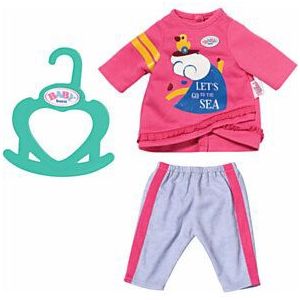 BABY Born Little Casual Outfit Roze - Poppenkleding 36 cm