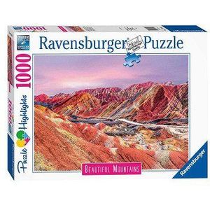 Regenboogbergen, China Puzzel (1000 Stukjes)