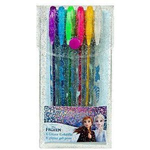 Frozen Glitter Gelpennen, 6st.