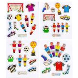 Stickers Voetbal Glinsterend