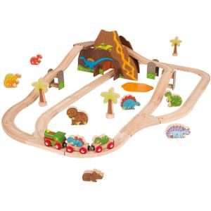 Houten Dino Treinset, 49dlg.
