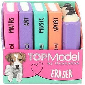 TOPModel Gumset - Mini Schoolboeken en Potloden