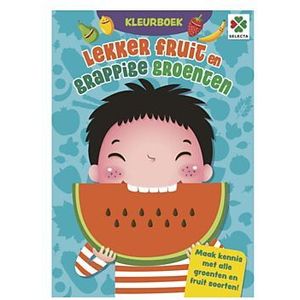 Kleurboek Lekkere Fruit en Grappige Groenten