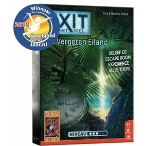 EXIT - Het Vergeten Eiland: Coöperatief Escape Room-spel voor 1-4 spelers | Vanaf 12 jaar | +/- 45 minuten speeltijd