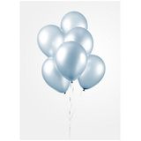 Ballonnen Pearl Lichtblauw 30cm, 10st.