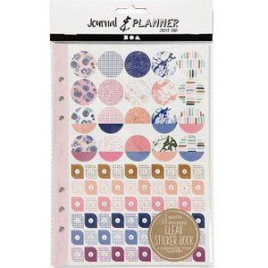 Stickerboek Bloemen A5 voor Planner, 578st.