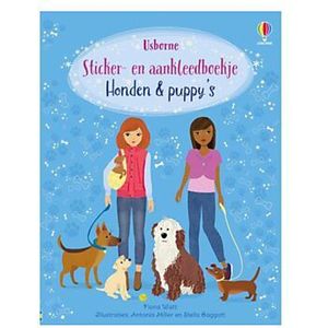 Sticker- en Aankleedboek Honden en Puppy's