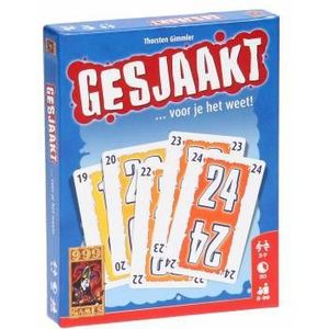 999 Games Gesjaakt - Eenvoudig kaartspel voor 3-7 spelers vanaf 8 jaar - Nu met vernieuwd artwork!