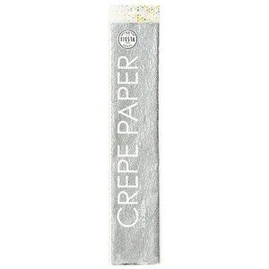 Crepepapier Zilver, 50x250cm