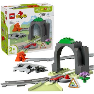 Lego - Treintunnel en Rails Uitbreidingsset - Speelgoed - Multikleur - Plastic