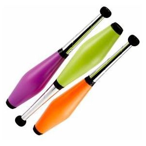 Acrobat Juggling Clubs Junior - Jongleer Kegels voor Kinderen (Set van 3, 42 cm) - Inclusief Handig Net en Meertalige Handleiding