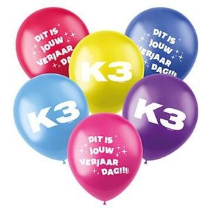 K3 Ballonnen, 6st.