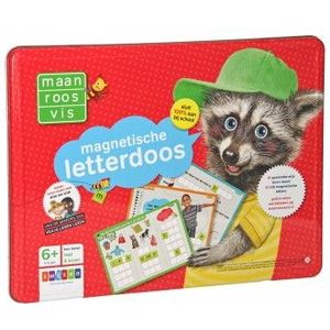 Maan Roos Vis  -  Maan Roos Vis Magnetische Letterdoos