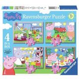 Ravensburger Peppa Pig Puzzels - 12-16-20-24 stukjes - Geschikt voor kinderen vanaf 3 jaar