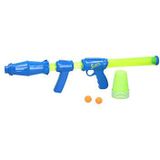 Scatch Airpopper Gun - Ballenschieter - Incl. 15 Ballen en 6 Cups - Uittrekbaar