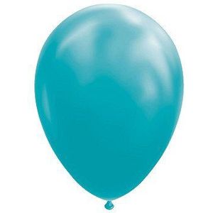 Ballonnen Turquoise, 30cm, 10st.