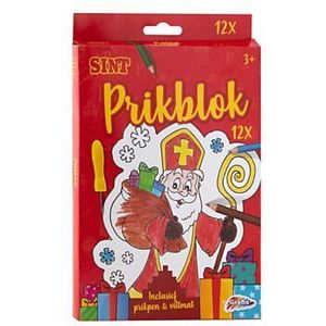 Sinterklaas Prikblok met 12 sheets