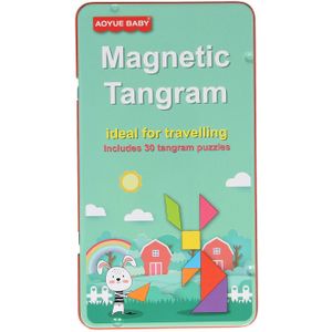 Magnetische Tangram in Blik