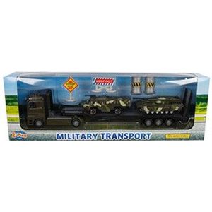 2-play Militair Transport Diecast 24 Cm 7-delig